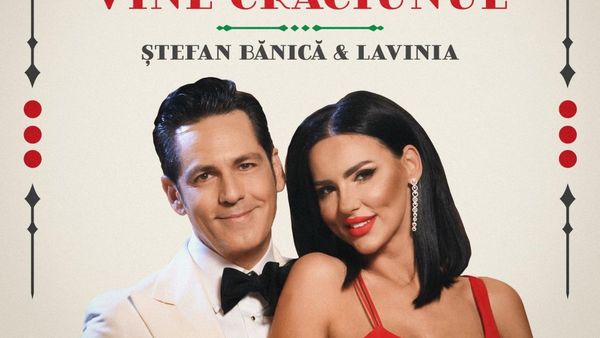 Ștefan Bănică Jr. şi soţia lui, Lavinia Pîrva au lansat „Crăciunul, vine Crăciunul”