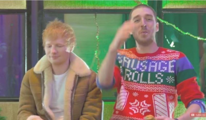 „Sausage Rolls For Everyone”, versiune a colaborării dintre Ed Sheeran şi Elton John, în fruntea topului britanic de Crăciun