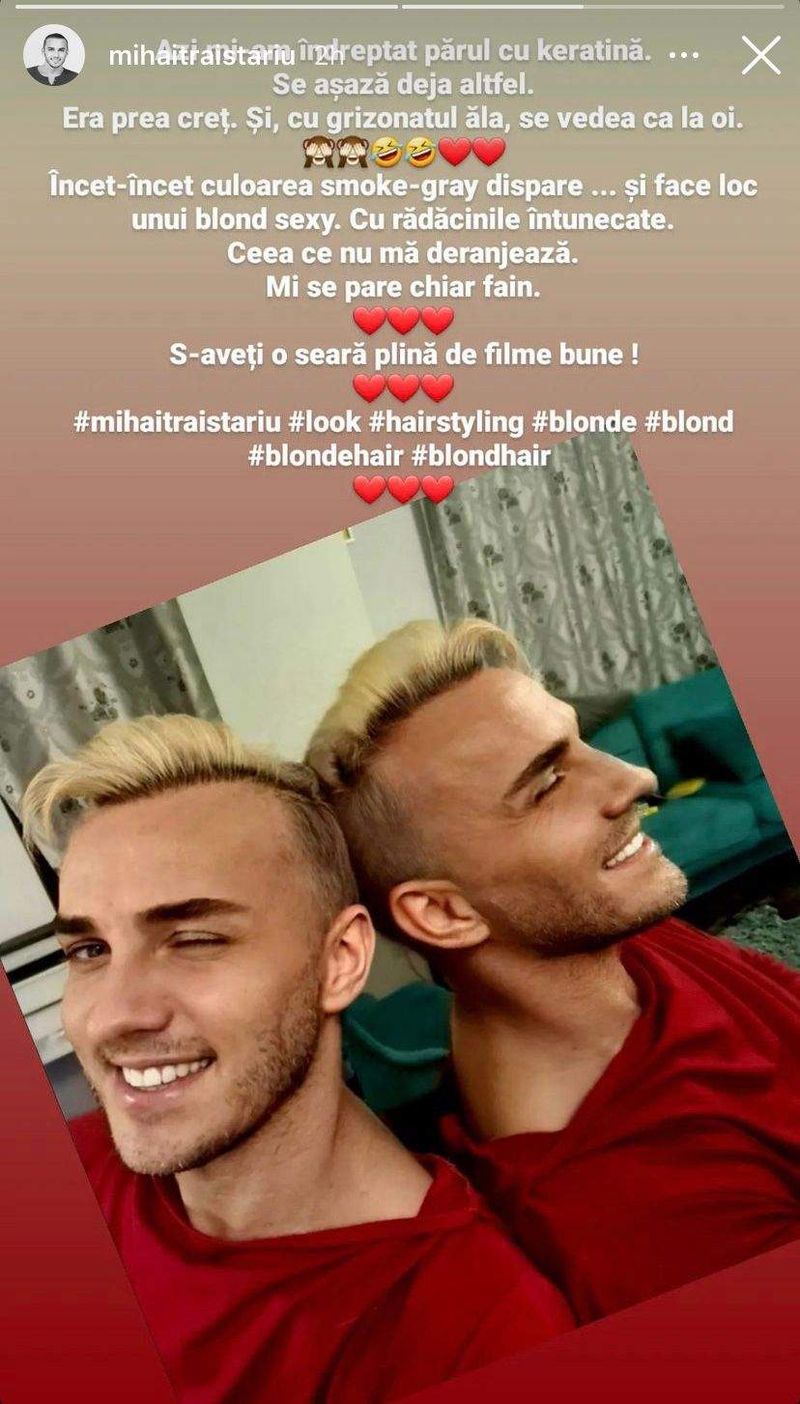 Mihai Trăistariu, schimbare radicală de look