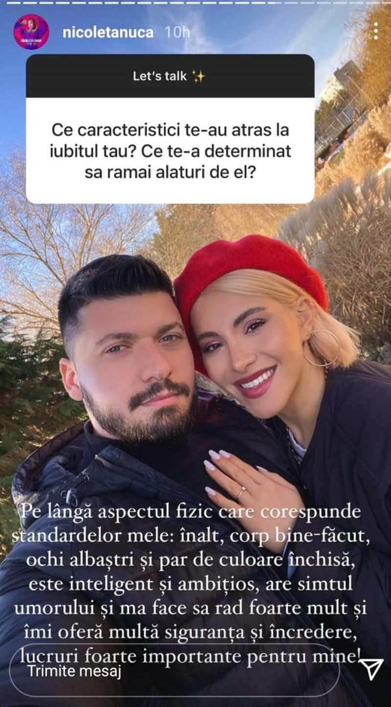 Nicoleta Nucă, dezvăluiri emoționante despre relația cu  iubitul ei, Alex Ursache