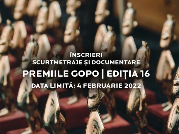 Premiile Gopo 2022: Au &icirc;nceput &icirc;nscrierile pentru categoriile de documentar şi scurtmetraj