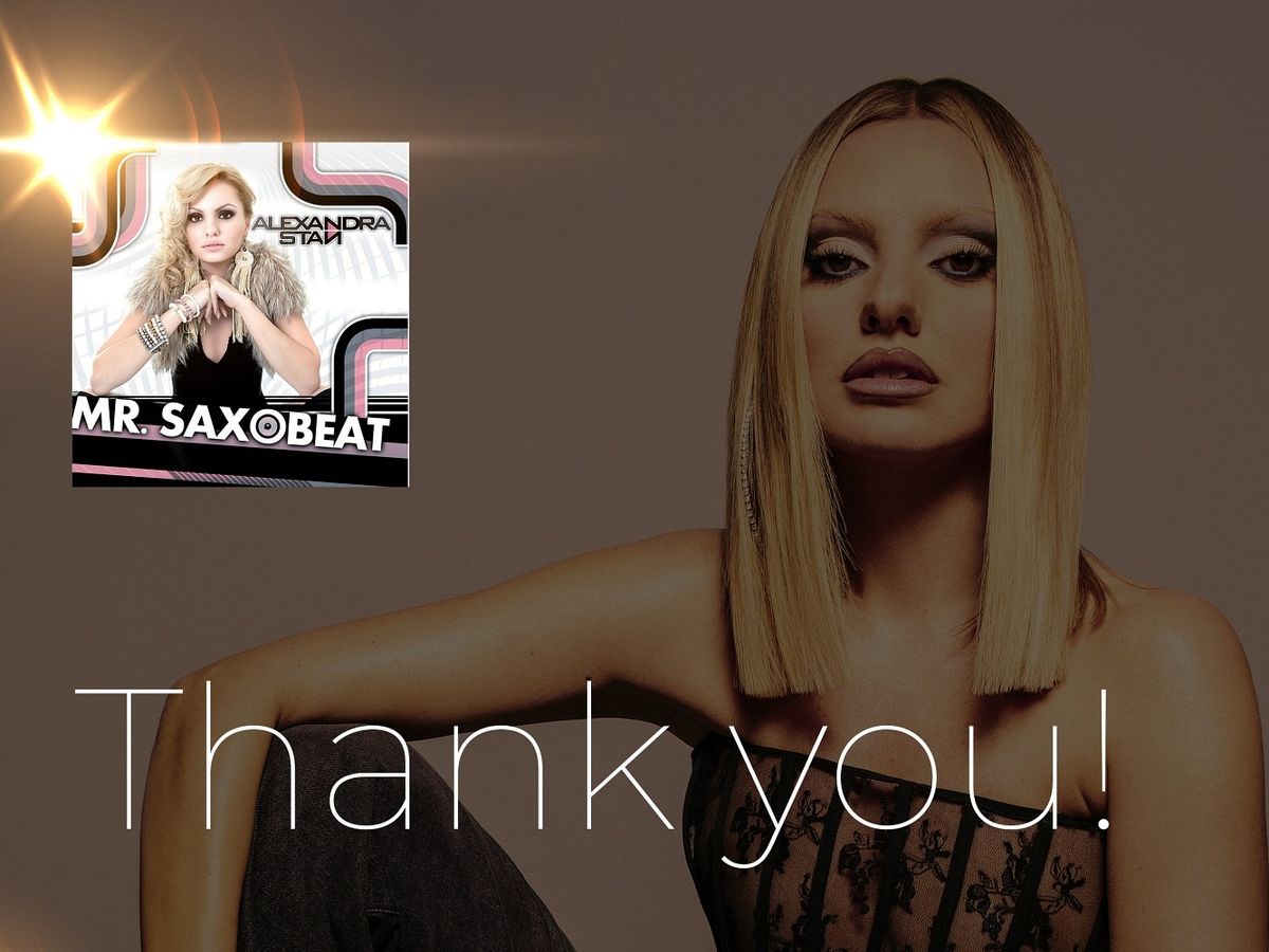 Alexandra Stan scrie istorie cu „Mr. Saxobeat”! Piesa stabilit un record pe Spotify: