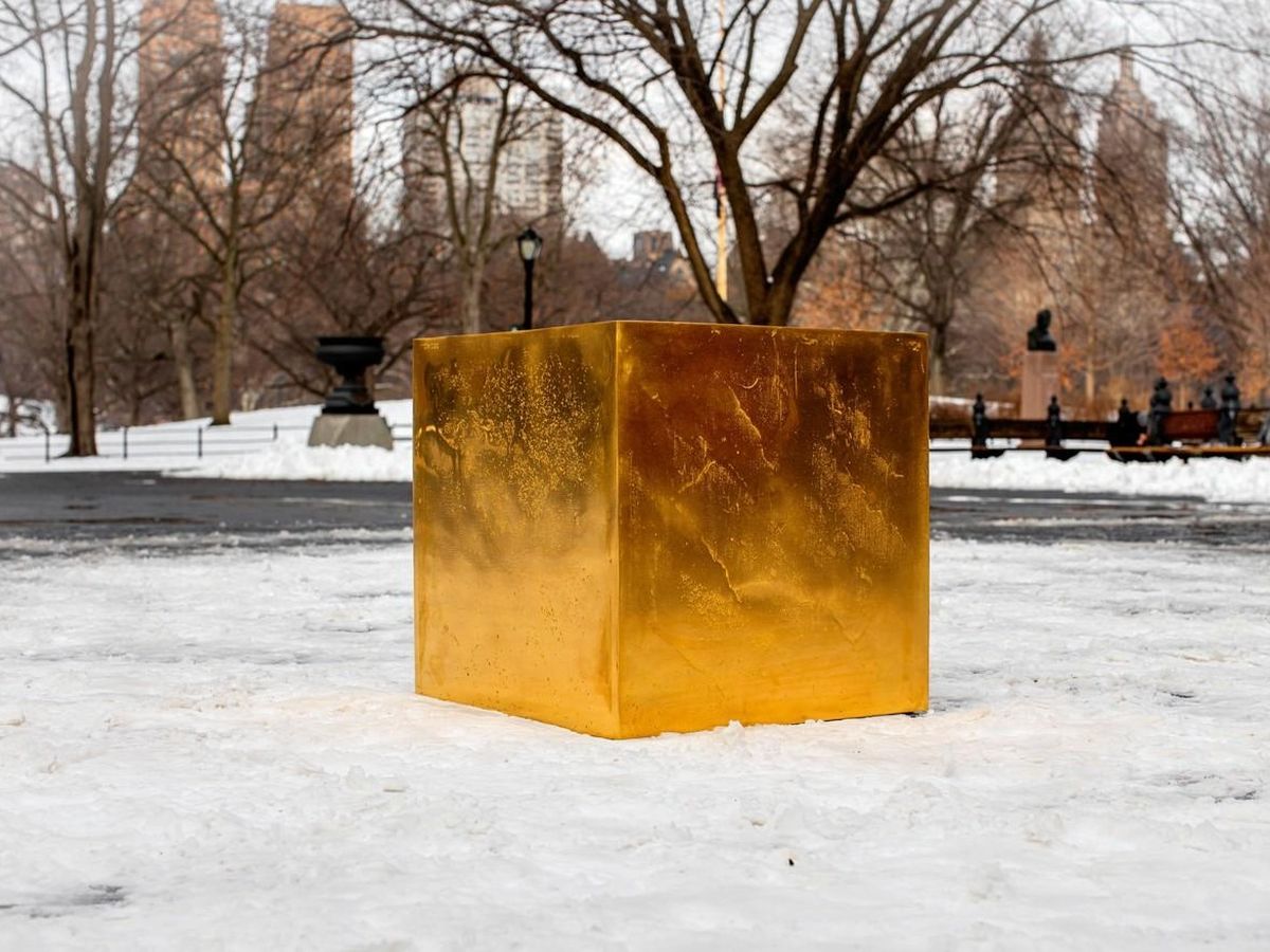  Cub de aur &icirc;n valoare de 11,7 milioane de dolari, &icirc;ntr-un parc din New York 