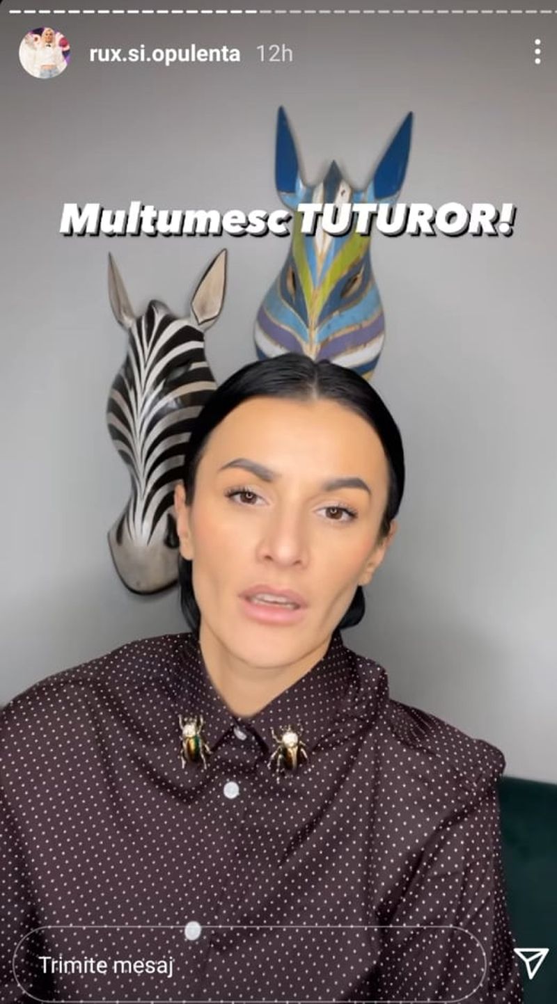 Ruxi, primele declarații după ce a câștigat competiția „Bravo, ai stil! Celebrities”, sezonul 7: 