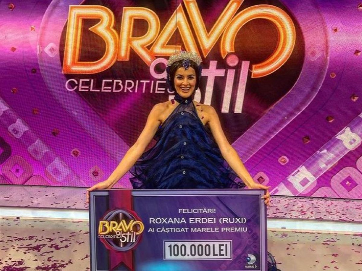 Ruxi, primele declarații după ce a câștigat competiția „Bravo, ai stil! Celebrities”, sezonul 7: 