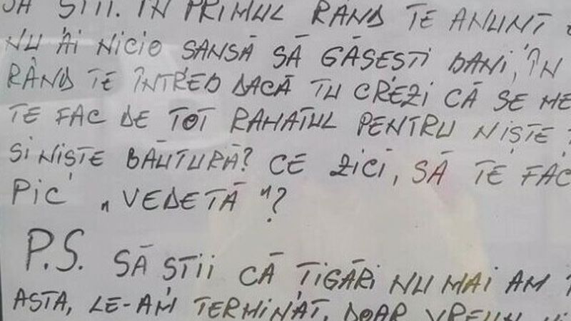 Mesajul viral al unei patroane de magazin din Huși pentru un hoț: &bdquo;Ai dat bine pe cameră, să știi&rdquo;