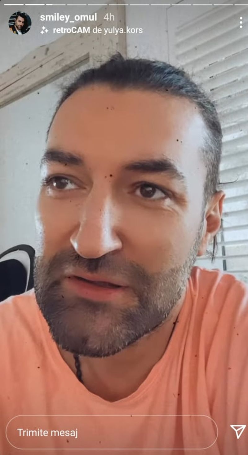 Smiley a transmis un mesaj dur celor care care i-au criticat sărutul cu Gina Pistol.