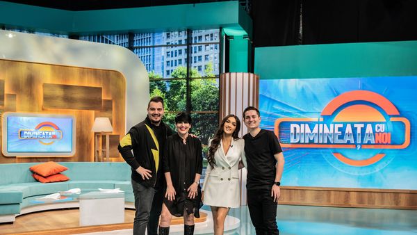 Imagini în premieră cu platoul emisiunii “Dimineața cu noi”!