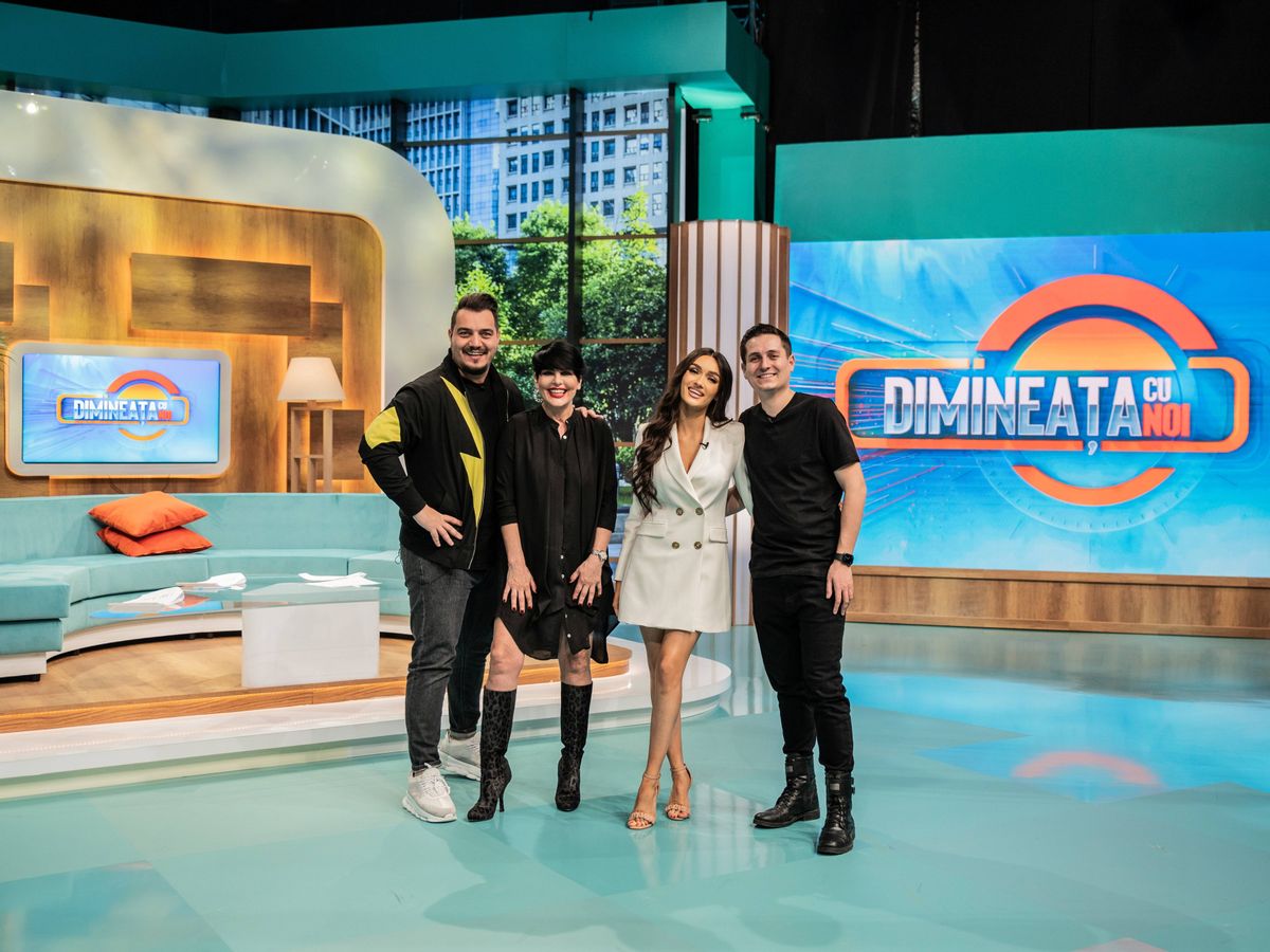 Imagini în premieră cu platoul emisiunii “Dimineața cu noi”!