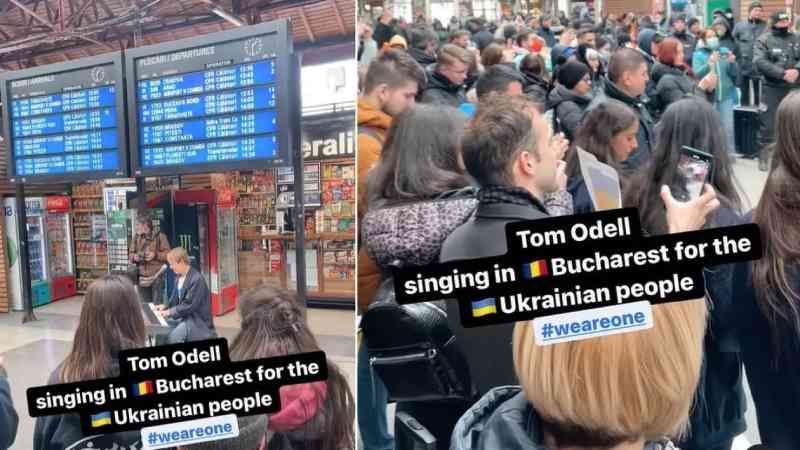 Moment viral! Tom Odell a cântat „Another Love” pentru refugiații din Ucraina 