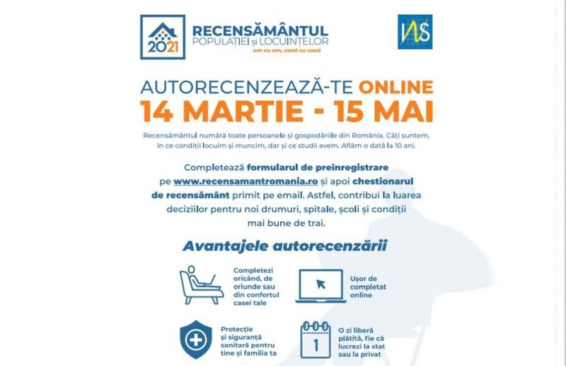 Recensământul populaţiei 2022: Cum trebuie completat formularul online?
