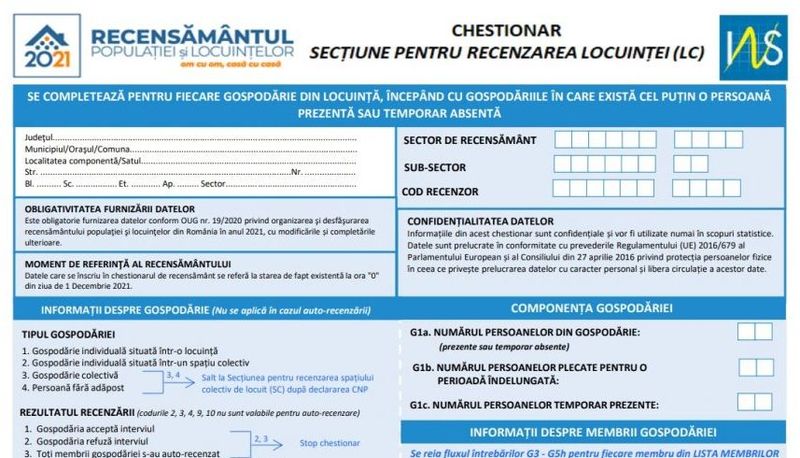 Recensământ online 2022: Cum se acordă ziua liberă pentru angajaţii români?