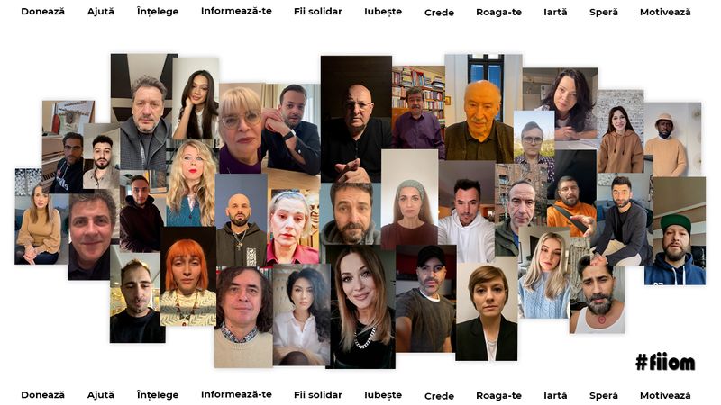 #FiiOm, alături de Mircea Cărtărescu, Maia Morgenstern, Victor Rebengiuc, Misha Miller și de alte zeci de personalități din România. Amplă campanie umanitară pentru victimele din Ucraina, lansată de Crucea Roșie și Roton Music – VIDEO