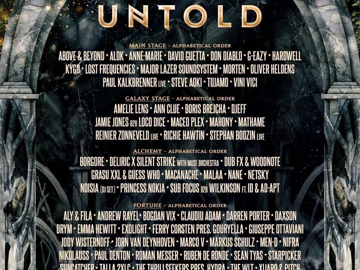 Noi artiști confirmați la UNTOLD 2022! Hardwell, Lost Frequencies, Steve Aoki, printre artiștii care vor urca pe scenă