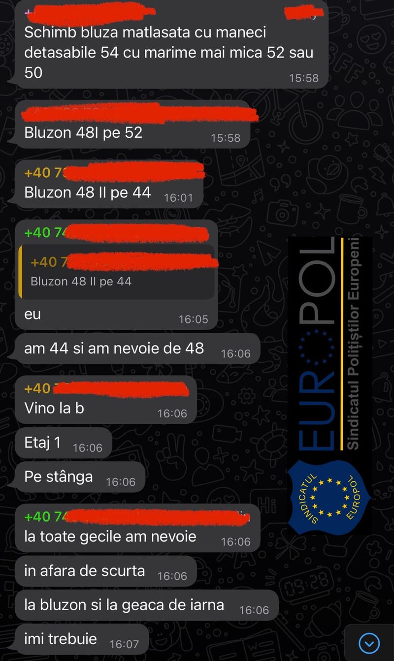 Aproximativ 1800 de tineri care au absolvit școlile de agenți de poliție au primit uniforme cu 3 numere mai mari sau mai mici 