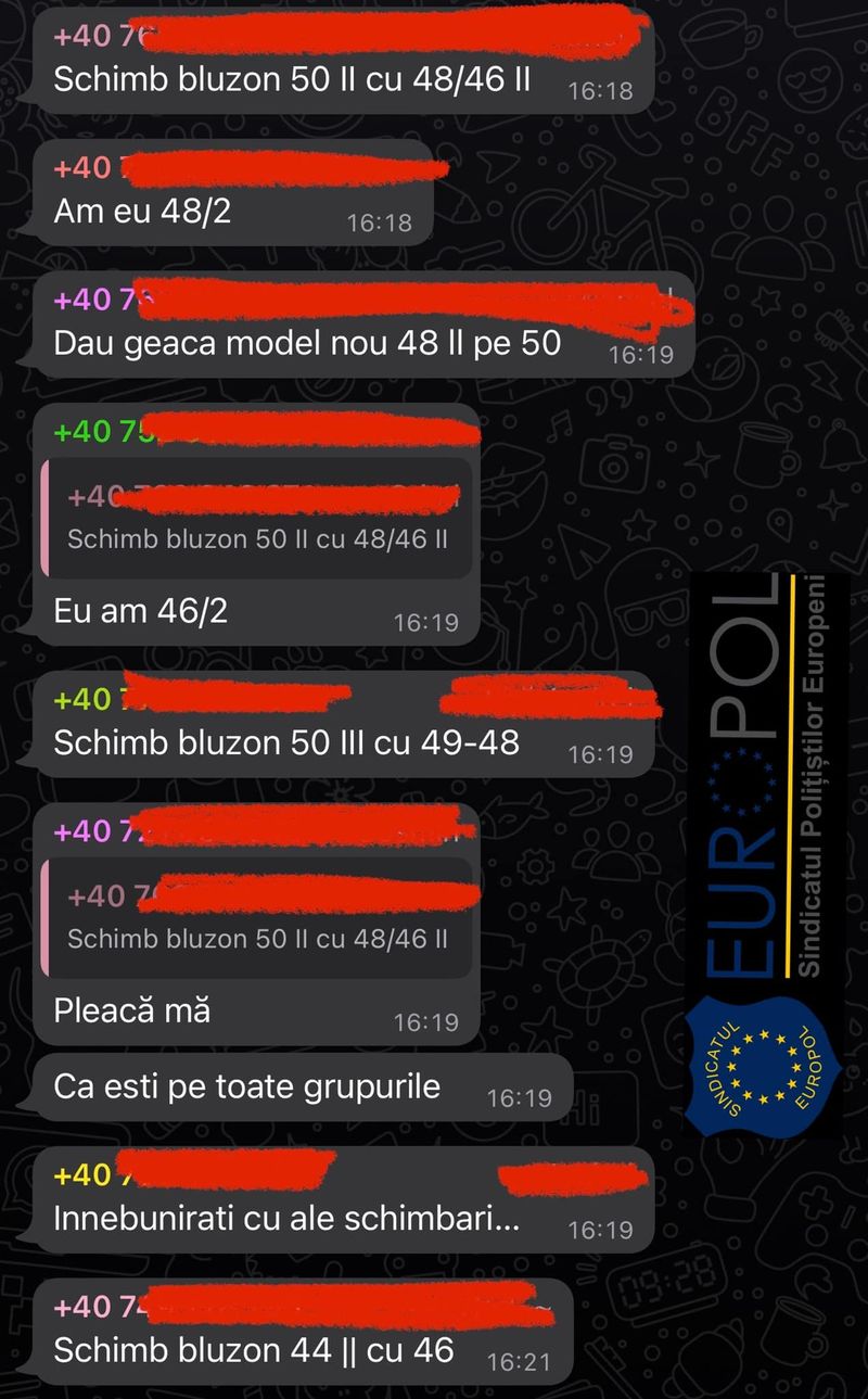 Aproximativ 1800 de tineri care au absolvit școlile de agenți de poliție au primit uniforme cu 3 numere mai mari sau mai mici 