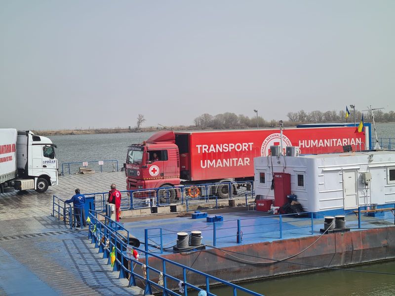 Crucea Roșie Română a trimis un nou convoi umanitar cu 272 de tone de ajutoare în Odessa - Ucraina