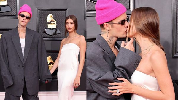 Justin Bieber și Hailey Baldwin, sărut pasional pe covorul roșu de la Premiile Grammy. Audio Dmineața Nebună