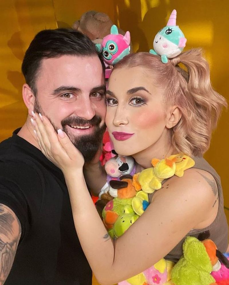 Adda și Cătălin Rizea au aniversat șapte ani de relație