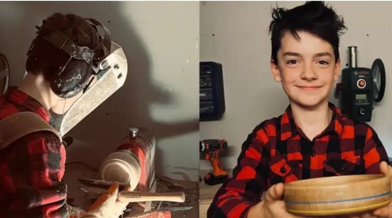 Un copil englez de 12 ani a strâns peste 220.000 de lire pentru copiii din Ucraina, cu un bol de lemn.