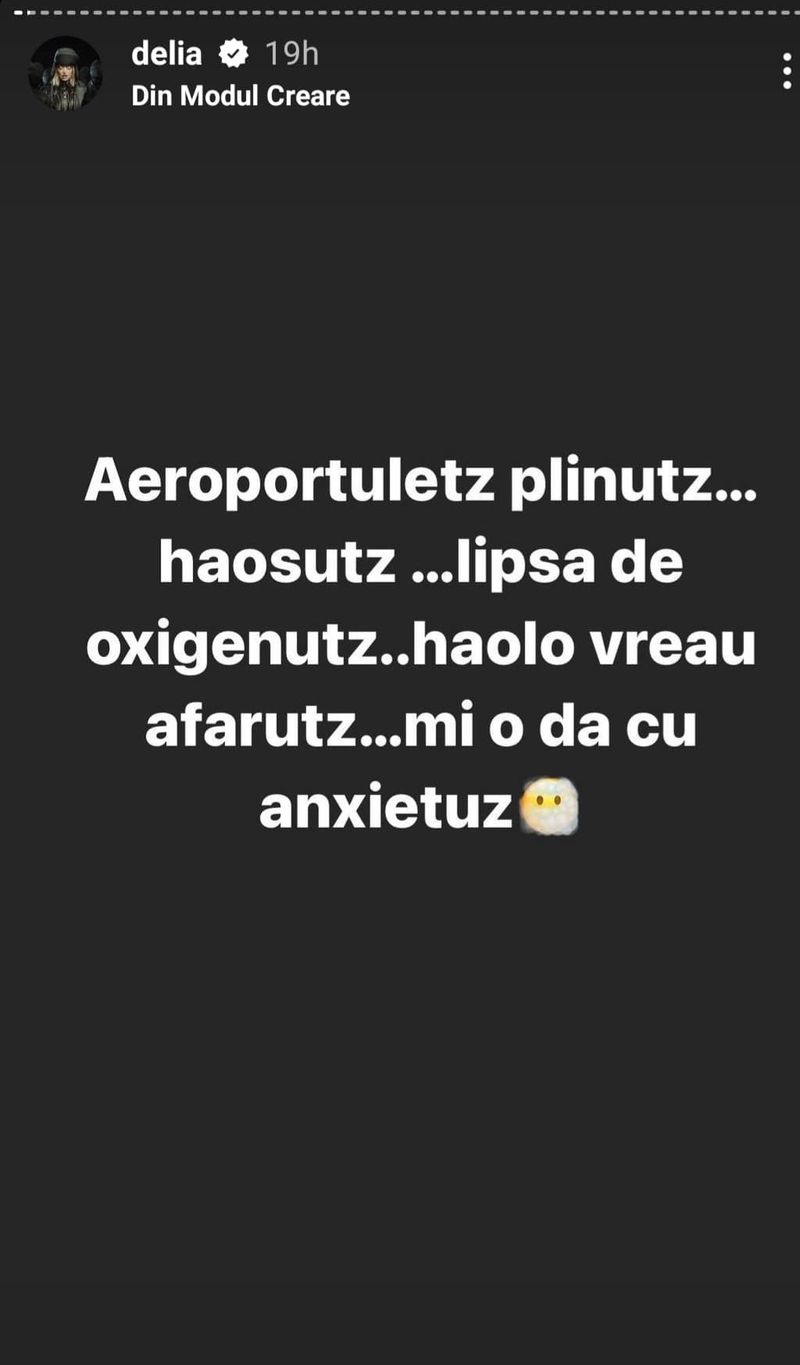 Delia Matache, moment de panică în aeroport