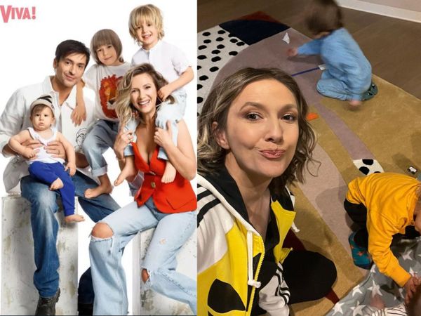 Adela Popescu și Radu V&acirc;lcan oferă publicului prima imagine cu mezinul familiei, Adrian: &bdquo;Aștept păreri despre cine cu cine seamănă&rdquo;