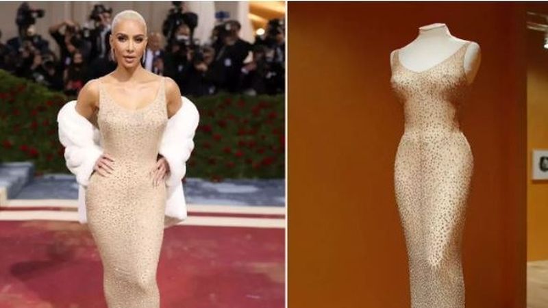 Kim Kardashian a scris istorie la MET GALA! A purtat rochia lui Marilyn Monroe și spune că a ținut o dietă drastică &icirc;nainte 