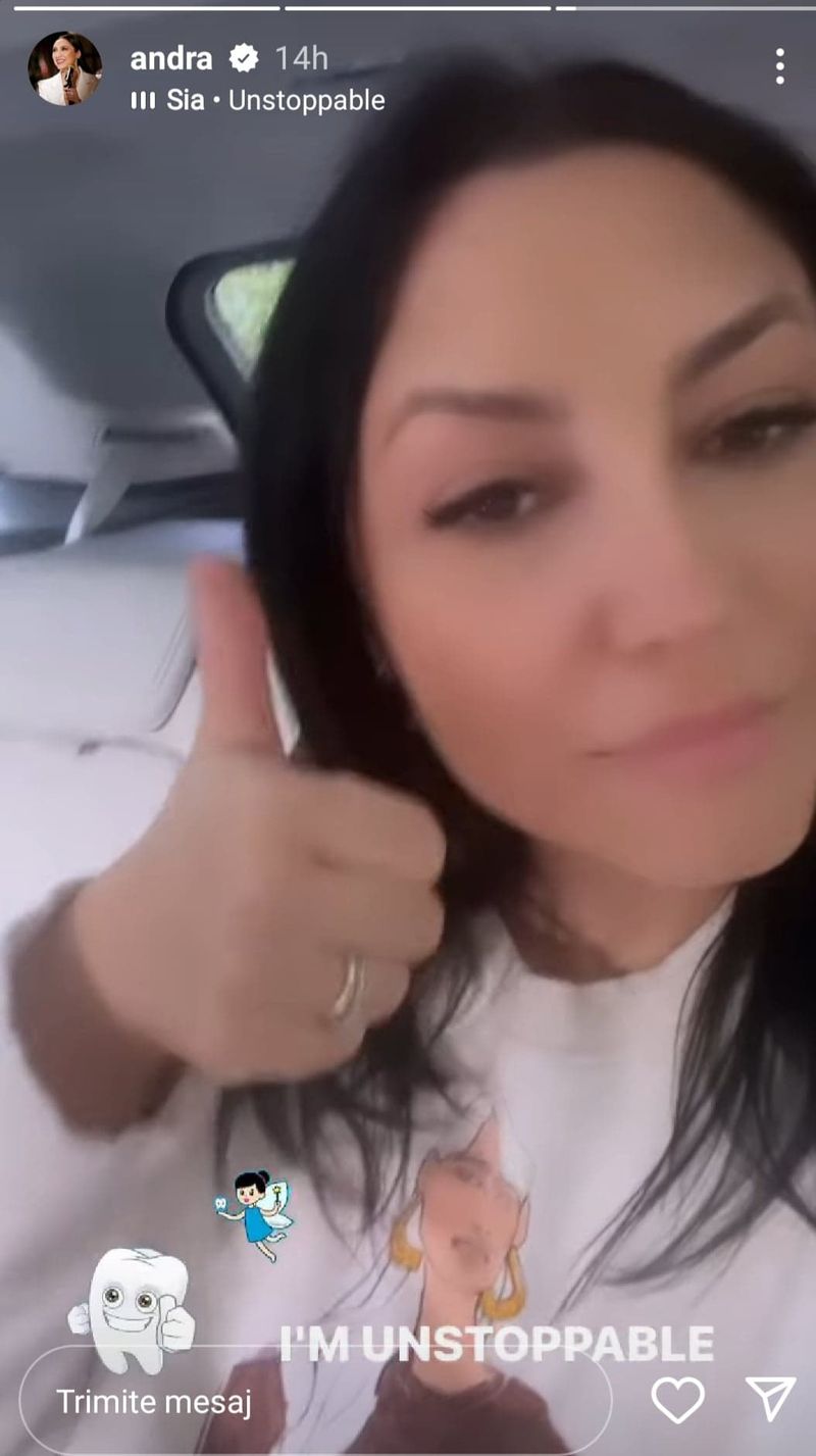 Andra, de urgență la medic