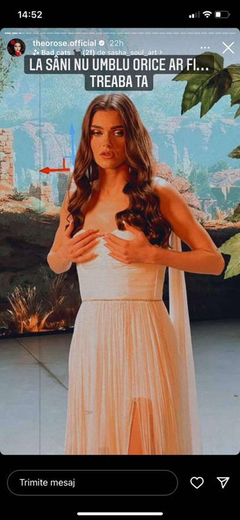 Theo Rose, acuzată că  folosește prea mult Photoshop