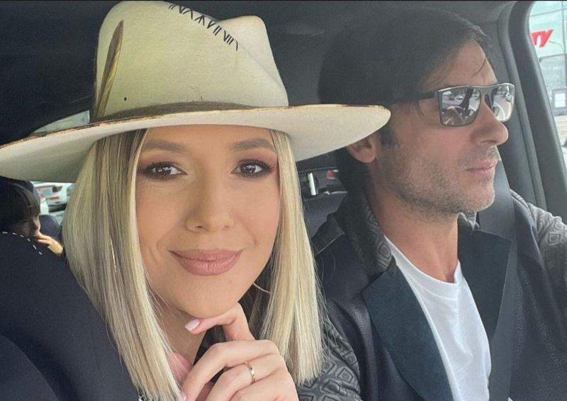 Adela Popscu și Radu Vâlcan și-au botezat al treilea copi