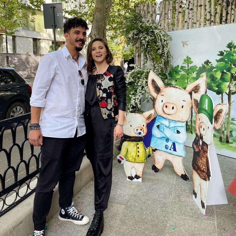 Cristina Ciobănașu, fotografie rară cu iubitul ei, Alexandru Mureșan. Cei doi au mers împreună la botezul fiului Adelei Popescu