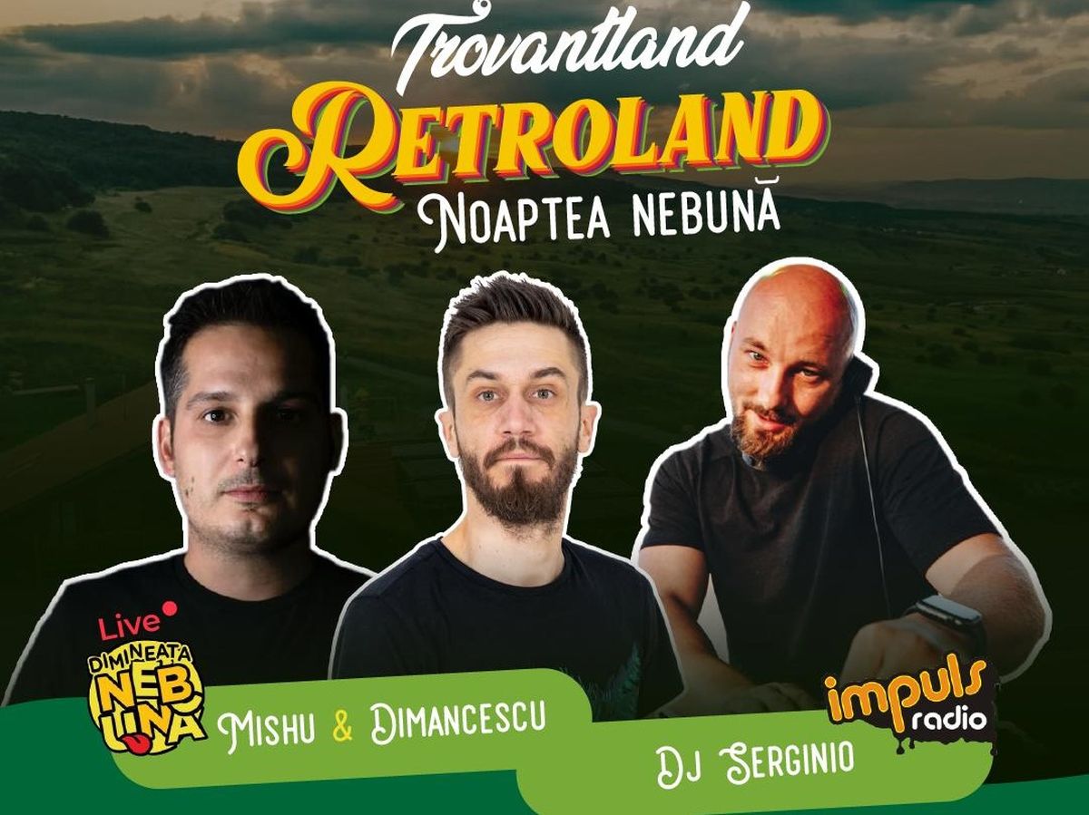 Ce faci în weekend?! Mishu, Cosmin și Dj Serginio te invită la Trovantland la un super party