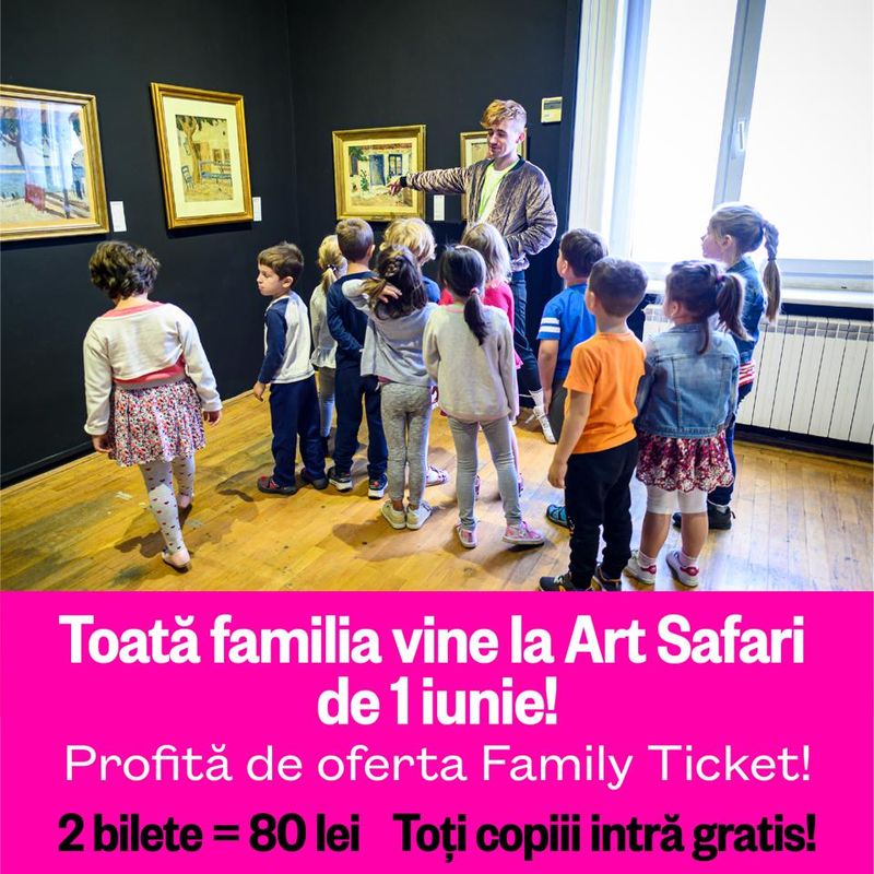 Art Safari, deschis special de Ziua Copilului