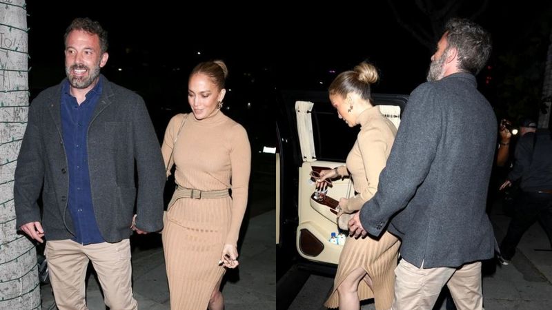 Jennifer Lopez și Ben Affleck, de nedespărţit. Cei doi au fost surprinşi &icirc;n ipostaze jucăuşe după o cină &icirc;n oraş