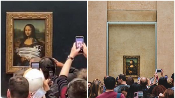 VIDEO! Un bărbat deghizat a aruncat cu o prăjitură în Mona Lisa