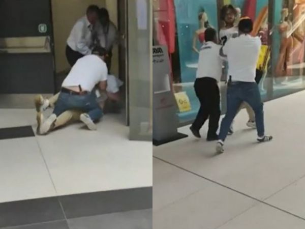Curier, bătut și umilit de paznicii unui mall din Bucureşti, după ce şi-a lăsat bicicleta &icirc;ntr-un loc nepermis pentru a lua comanda c&acirc;t mai repede