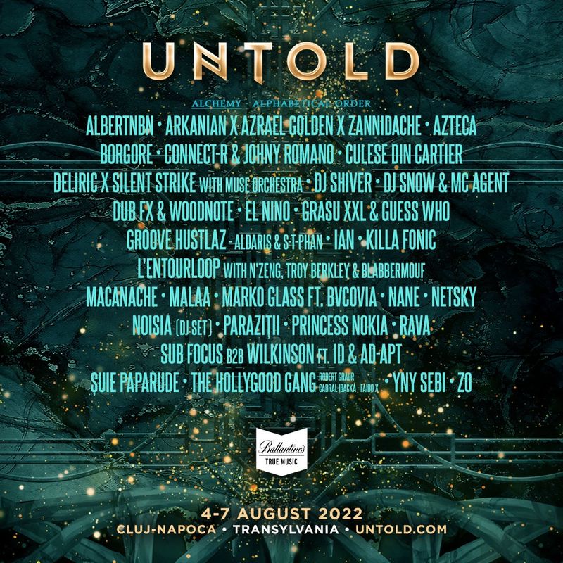 Untold 2022! Organizatorii au anunțat noi artiști care vor urca pe scenele festivalului 