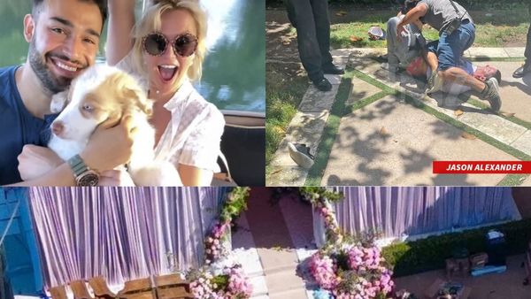 Jason Alexander, fostul soț al lui Britney Spears, a dat buzna la nunta artistei și a fost arestat