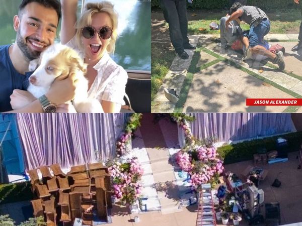Jason Alexander, fostul soț al lui Britney Spears, a dat buzna la nunta artistei și a fost arestat