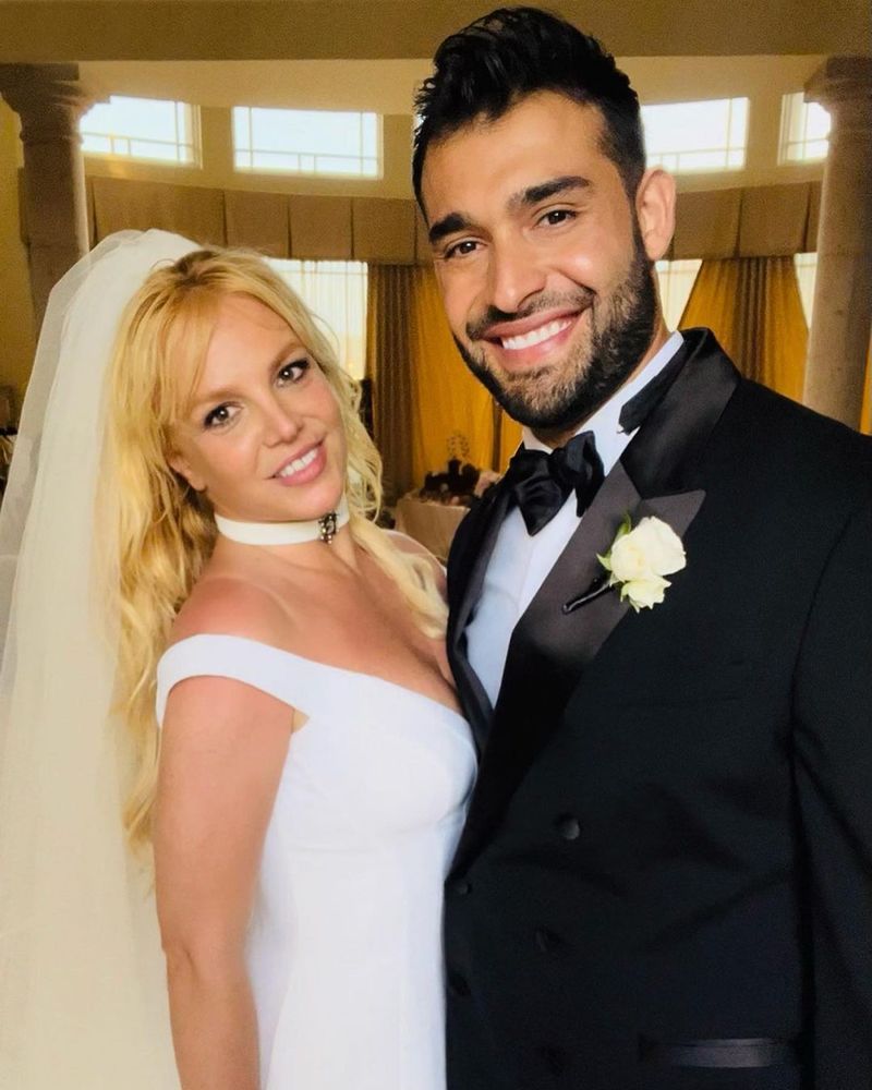 Britney Spears și Sam Asghari, primele imagini din ziua nunții lor