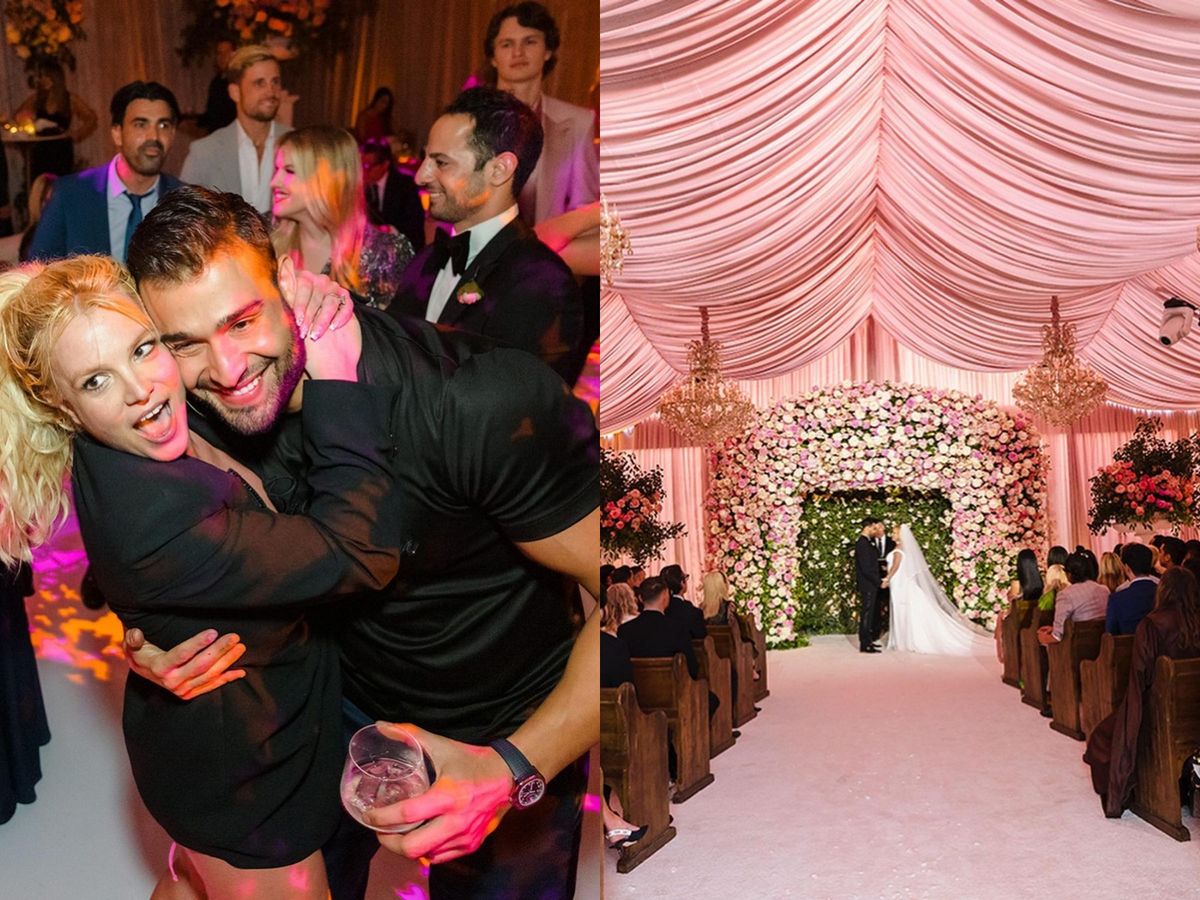 Britney Spears și Sam Asghari, primele imagini din ziua nunții lor