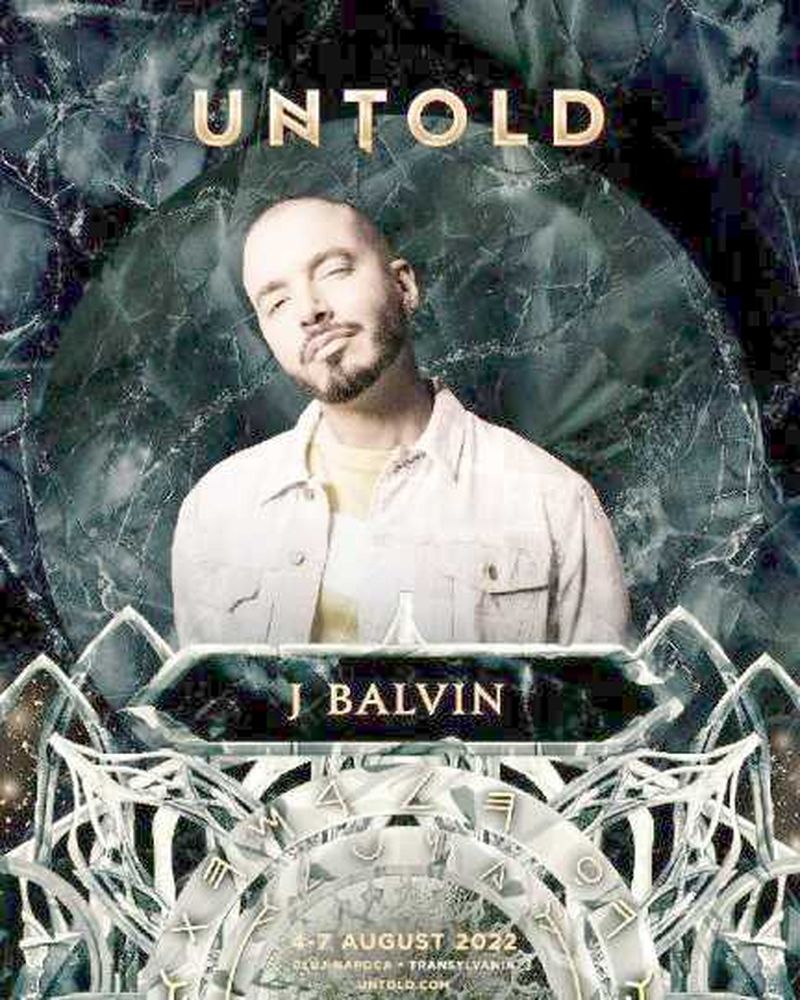 J Balvin vine pe scena festivalului UNTOLD în această vară