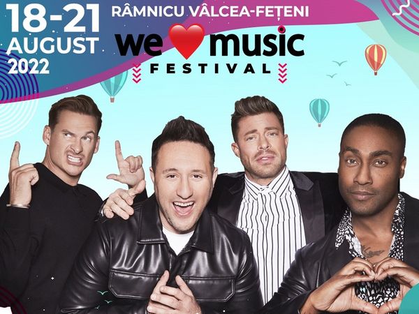 Trupa BLUE vine &icirc;n Rom&acirc;nia vara aceasta la We Love Music Festival!: &bdquo;Suntem &icirc;nc&acirc;ntați să venim &icirc;n Rom&acirc;nia!&rdquo;