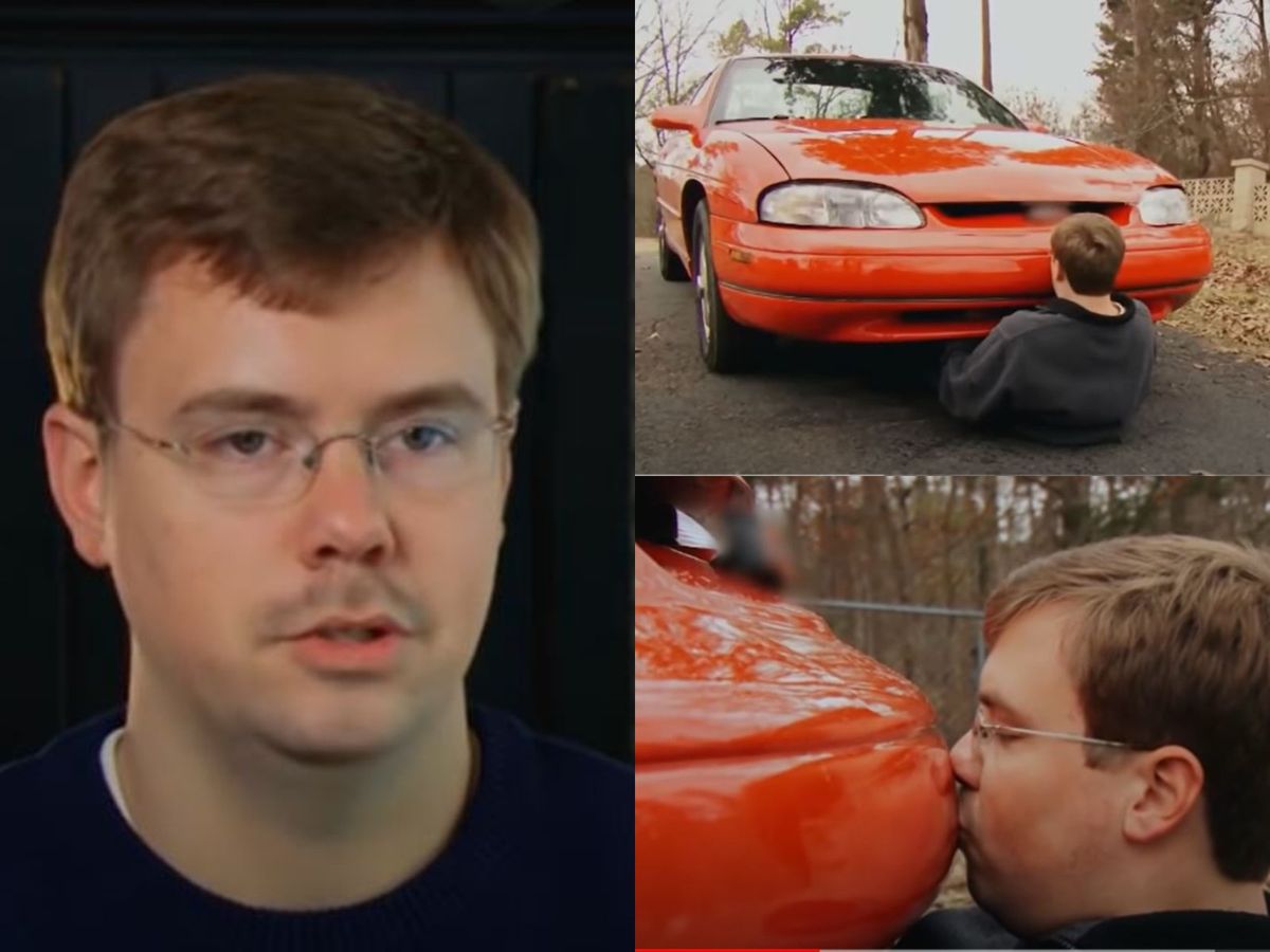 Tânărul din America are o relație intimă cu mașina lui