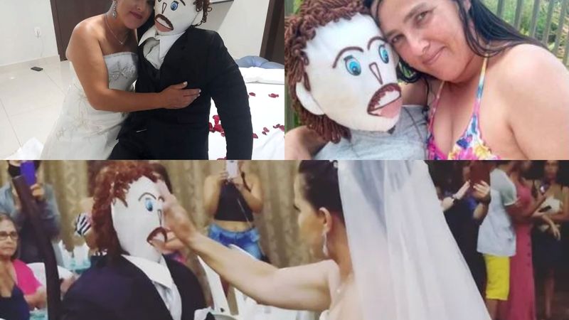 O femeie s-a căsătorit cu o păpușă de c&acirc;rpă după ce a primit-o cadou! Mireasa susține că a rămas &icirc;nsărcinată: &bdquo;Este un soț grozav și fidel&rdquo;