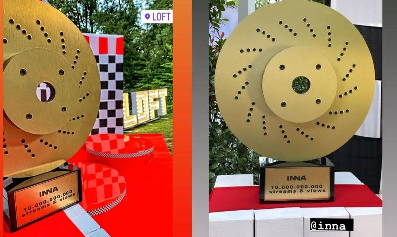 Inna a devenit „Best Female Artist” în Europa.