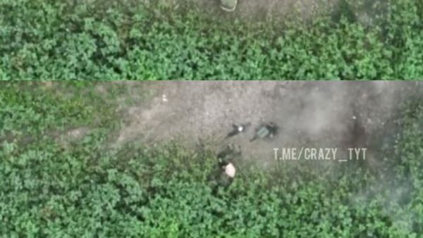 Dimineața Nebună: Video viral! Un soldat rus a fost lovit de o grenadă chiar în timp ce își facea nevoile. Audio