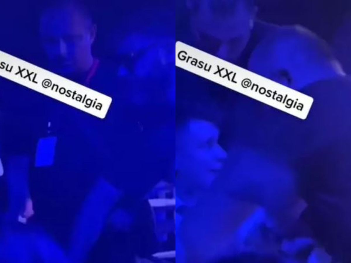 Grasu XXL a sărit la bătaie la un fan, în timpul unui concert