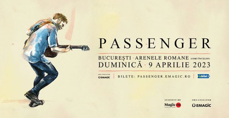 Concertul Passenger a fost reprogramat în 2023