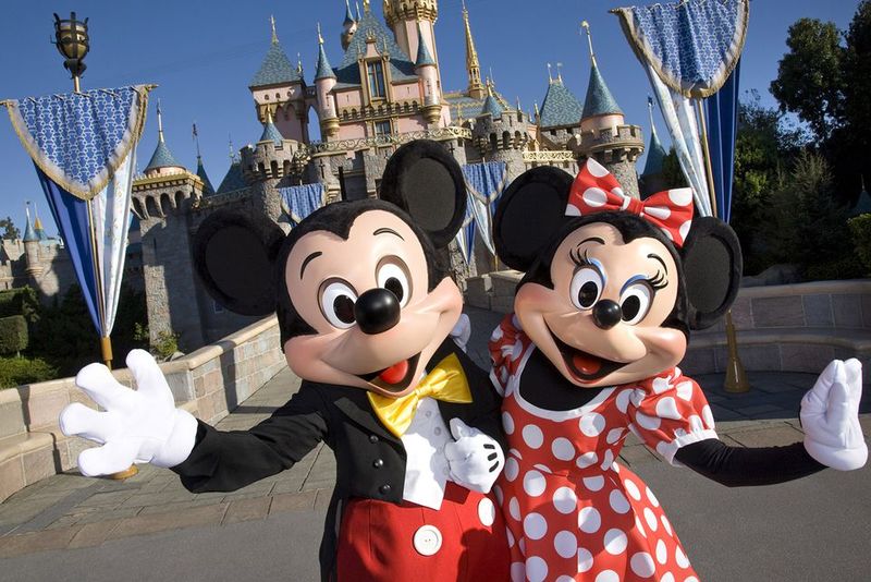 Mickey și Minnie Mouse